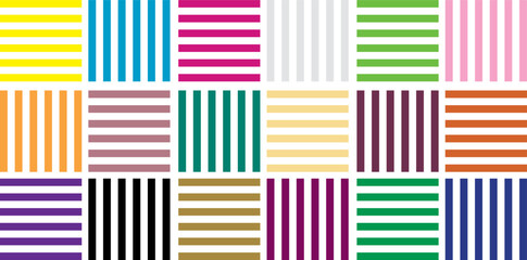 Fototapeta premium Multicolor Geometric Stripe Pattern Background for Creative Fashion and Textile Projects