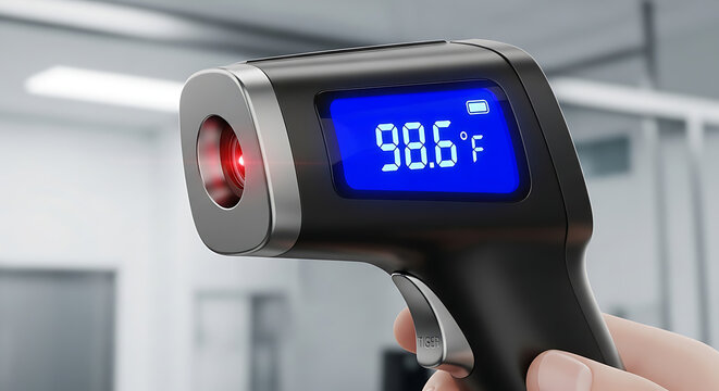 Digital thermometer scan