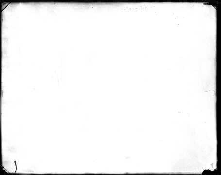 Vintage slide film frame of an old camera on transparent background (png image)