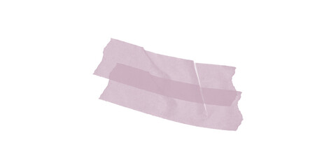 Fototapeta premium Stack of pink sticky notes isolated on transparent background minimal office supply