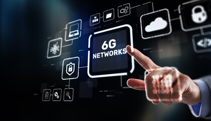 Fototapeta premium The next generation of seamless connectivity, 6G networks powering IoT, smart devices and automation