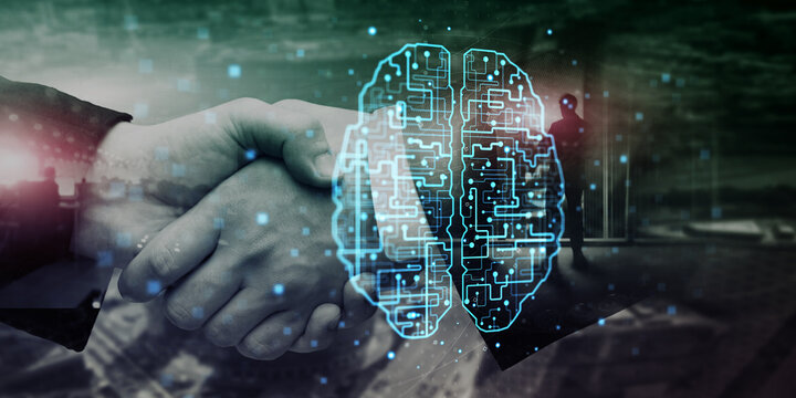 Intelligent AI Brain Data Processing in Business Infrastructure