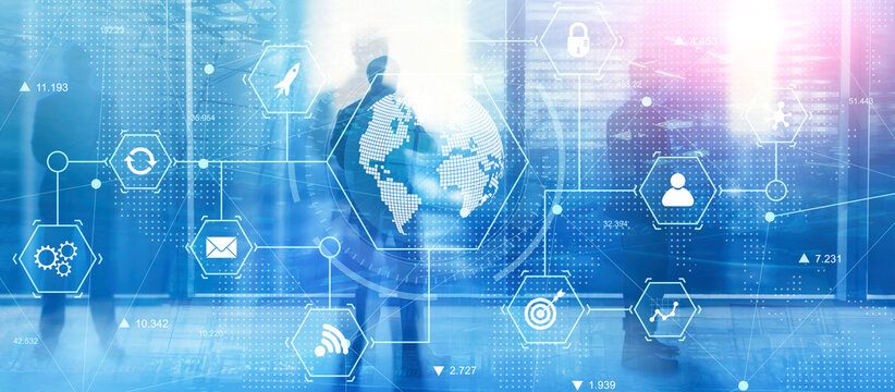 Global Digital Business Network with Secure Data Exchange and Analytics Systems