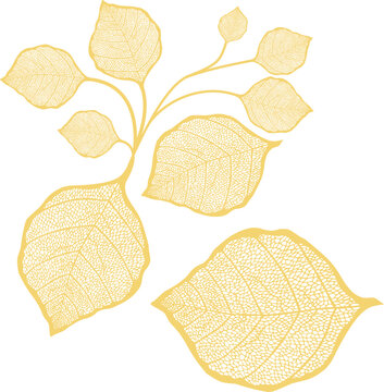 seamless pattern with autumn leaves