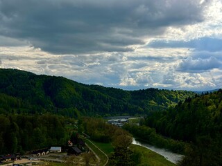 mountain landscape with lake © Aneta