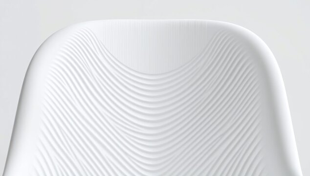 Modern 3D parametric architectural wall panel interior mockup