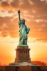 Fototapeta premium Statue of Liberty statue sculpture landmark.