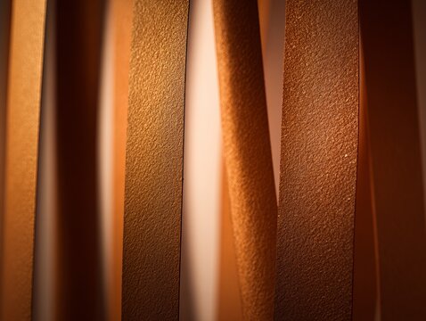 Abstract vertical copper textured strips Keywords: abstract, vertical, copper, textured, strips