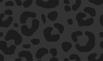 abstract dark colored leopard skin seamless pattern for textiles. dark cheetah stylish texture. seamless black leopard print pattern. dark animal skin background ideal for fashion, textile, wallpaper. © Fendi