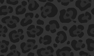 abstract dark colored leopard skin seamless pattern for textiles. dark cheetah stylish texture. seamless black leopard print pattern. dark animal skin background ideal for fashion, textile, wallpaper. © Fendi