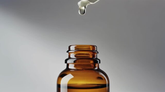 Skincare Serum Dropper Close Up