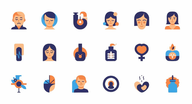 Diverse People and Gender Icons.
