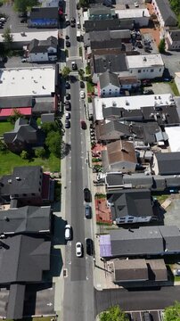 Above the town of North East, Maryland
