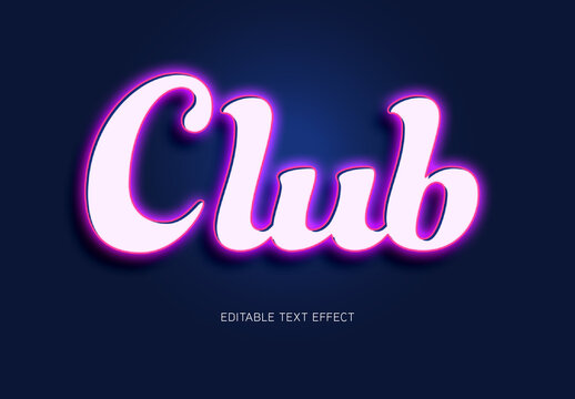 Club Text Effect
