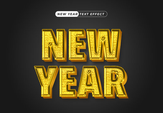 New Year Text Effect