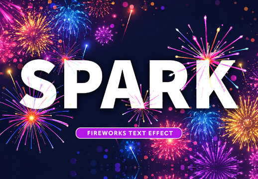 Fireworks Text Effect