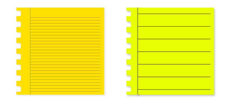 Crumbled white paper note with pink paperclip isolated transparent background set of yellow sticky notes
