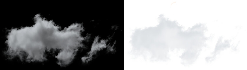 Naklejka premium Cloud ivory white scattered dynamic fragments trail with varied pieces designed for adding linear motion trails and drift effects in action graphics on a transparent background.