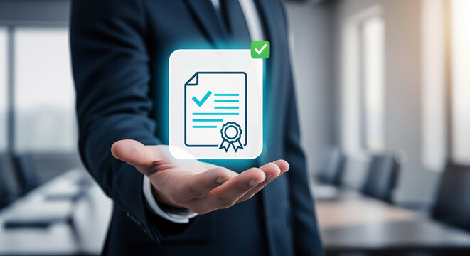 Approved certificate handoff helps business teams show verified credential review, audit clearance and policy acceptance for hiring, vendor screening, training completion