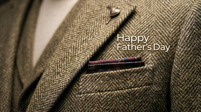 Happy Father's day, close up of a businessman
