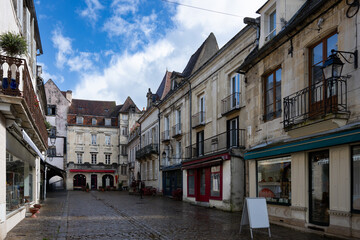 Fototapeta premium Semur-en-Auxois is a French town and commune, in the Burgundy region, Côte-d'Or department, in the Montbard district and Semur-en-Auxois canton.