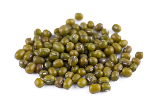 Mung Beans Isolated on White Background