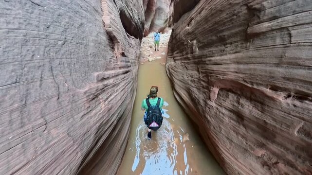 High Angle Views of Buckskin Gulch in Southern Utah