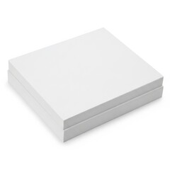 Fototapeta premium A plain white rectangular box with a simple design and clean edges