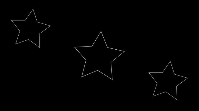 horizontal explosion Shape Explosive Motion fireworks Modern and stylish for video decoration. Pop-up 5 ster lop animation, Circle bursting, Geometric, ribbon, july, blast animation 
