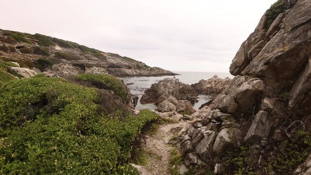 rocky coastline, DeKelders, South Africa