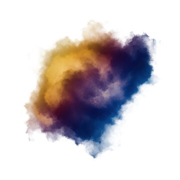 Abstract colorful cloud and smoke blend texture