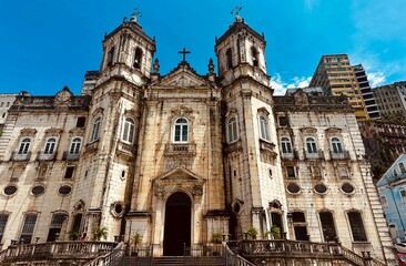 Obraz premium Igreja Nossa Senhora da Conceição da Praia em Salvador | Church of Our Lady of Conceição da Praia in Salvador