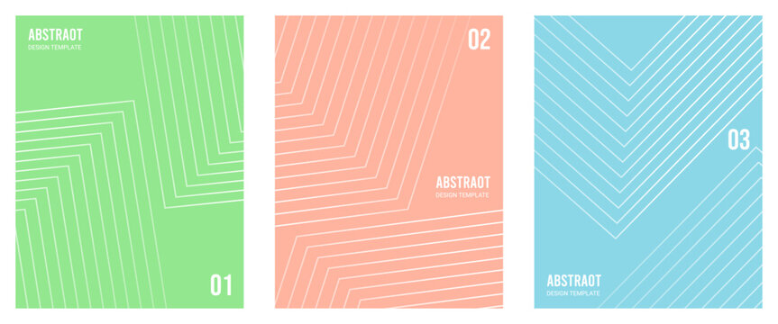 Abstract geometric backgrounds minimalist line art templates for modern design projects