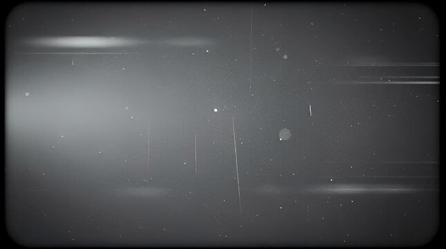 Film strip with scratches and defects.