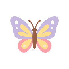 Colorful Butterfly with Purple Wings. © daksarupa