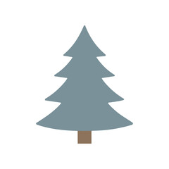 Fototapeta premium Simple Illustration of a Pine Tree.
