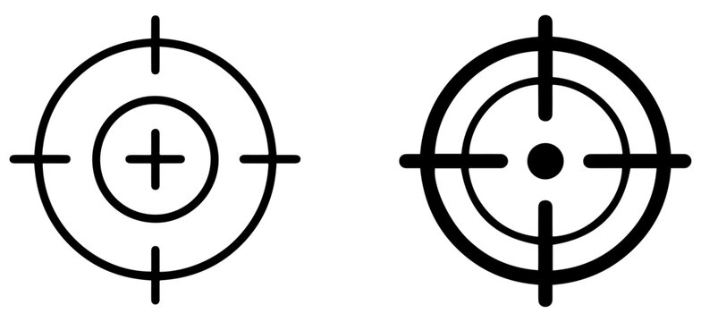 17.aitarget crosshair icons set collection