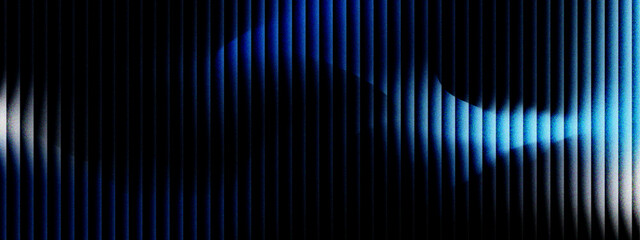 Glowing neon waves form vibrant circular gradient with fractal glass effect. blue dynamic abstract vector background with diagonal lines. This digital art composition evokes a futuristic and mysteriou © JERRY