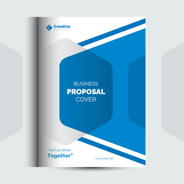 Corporate Business Proposal cover Design Template concept