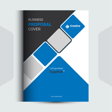 Corporate Business Proposal cover Design Template concept