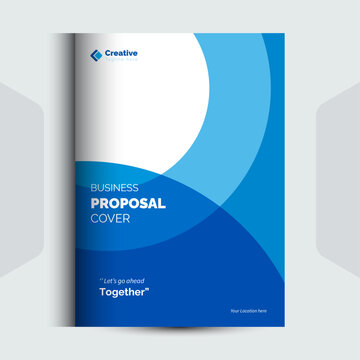 Corporate Business Proposal cover Design Template concept