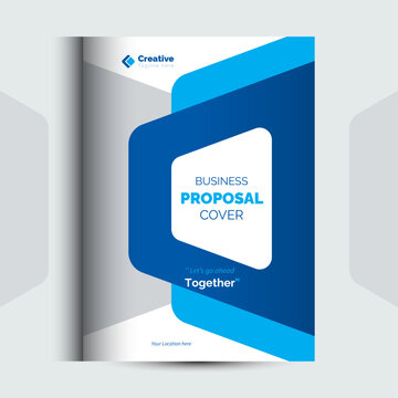 Corporate Business Proposal cover Design Template concept