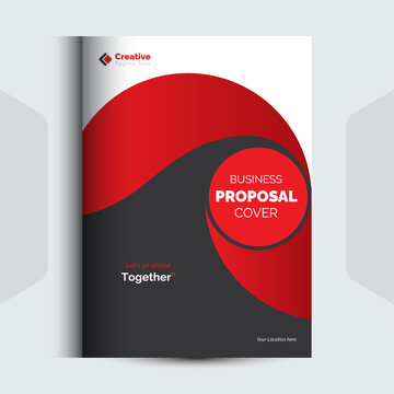 Corporate Business Proposal cover Design Template concept