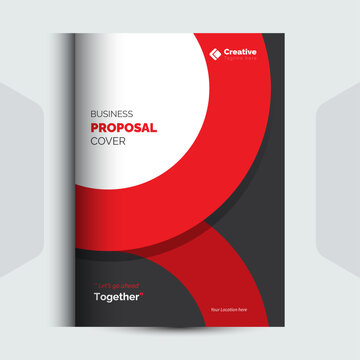 Corporate Business Proposal cover Design Template concept