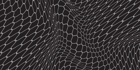 Mesh texture for soccer net  pattern for soccer goal, volleyball net, basketball hoop, hockey. Abstract net background for sports. © dolar