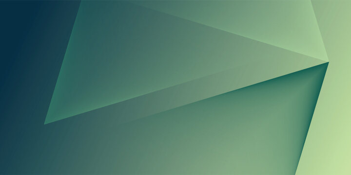 Abstract light blue green modern background design, angles and dark triangle shapes layered in abstract art wallpaper illustration, business background or presentation design