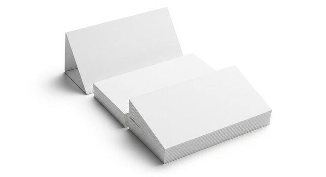 Two interlocking paper boxes on white background