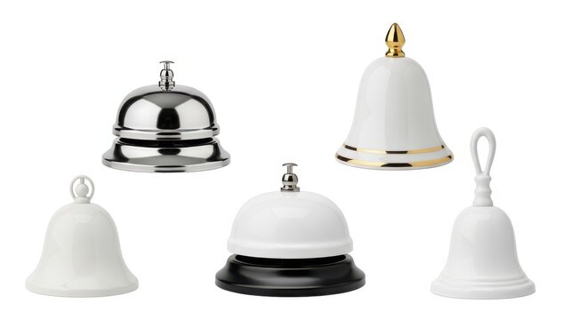 Assorted bells and desk call buttons set