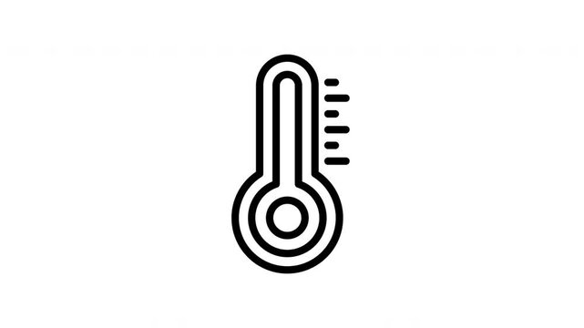 thermometer animation icon