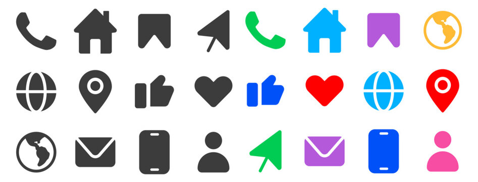Black phone icon.